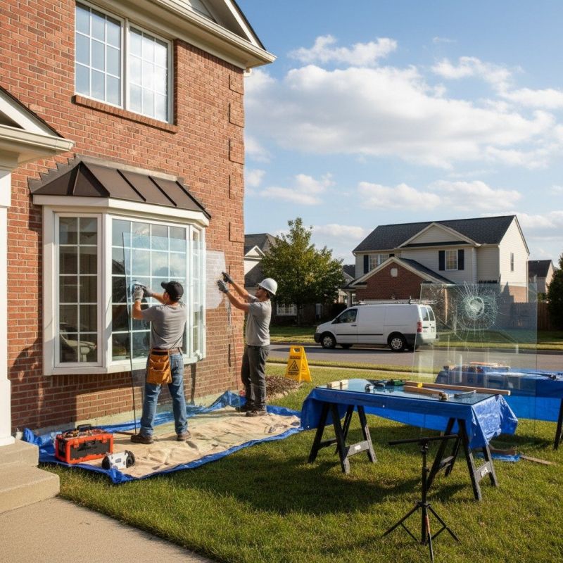 Broken Window Glass Replacement