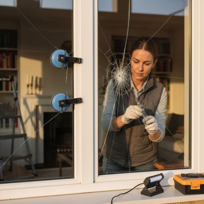 Cracked Window Repair in Alpharetta, GA